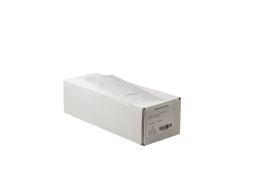 [151110022-1] Polyzakjes 14/4 x 32cm 20mu 1000st
