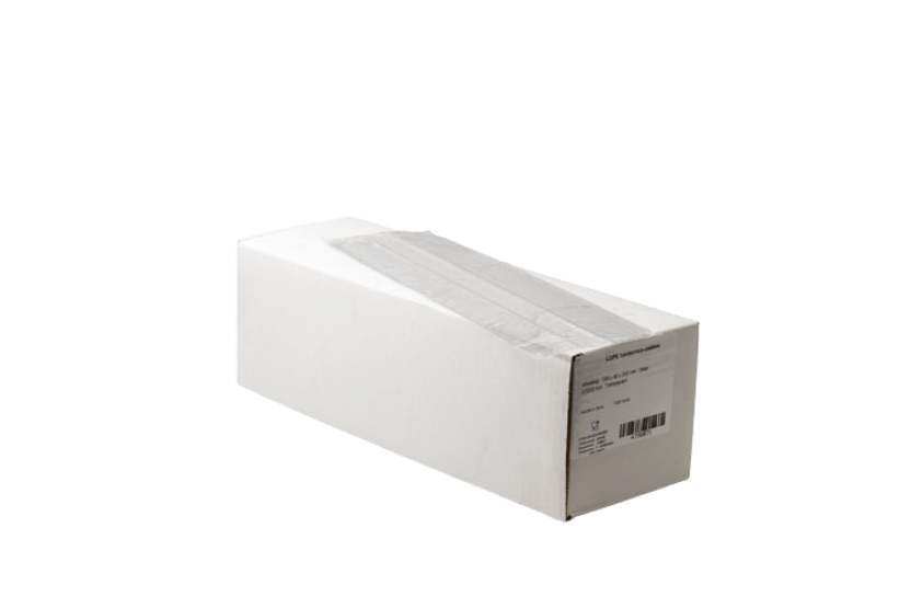 Polyzakjes 10/4 x 35cm 20mu 1000st