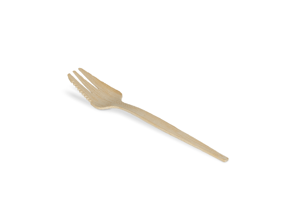 [15111005] Bamboe vork met tanding 140mm BIO 1000st