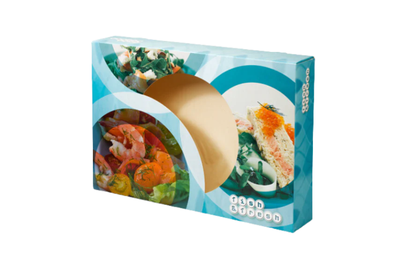 Cateringdozen middel 46x31x8cm Fish & Fresh 50st