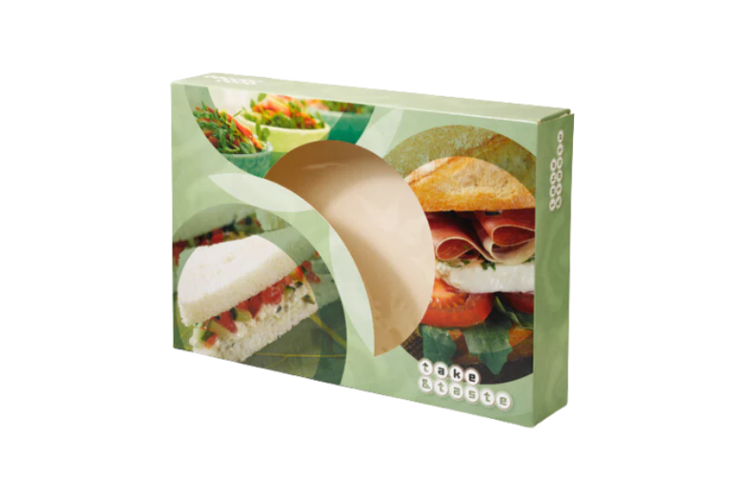 [151140023] Cateringdozen middel 46x31x8cm Take & Taste 50st