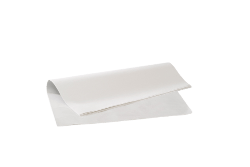Gevoerde vellen wit 33x40cm (10 kg) 1110st