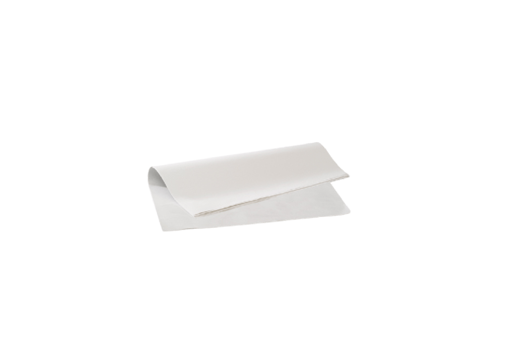 Gevoerde vellen wit 33x40cm (10 kg) 1110st