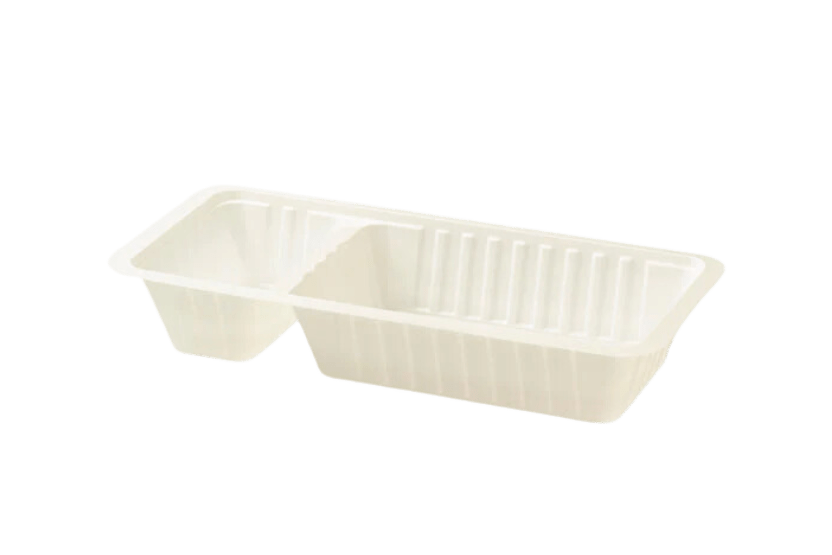 Frietbakje A22 (A9+1) wit 1000st