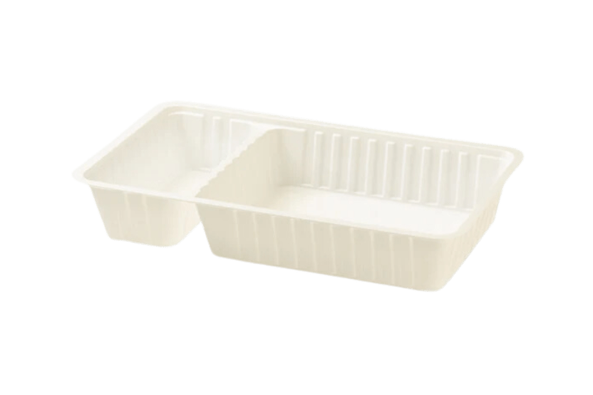 Frietbakje A20 (A14+1) wit 500st