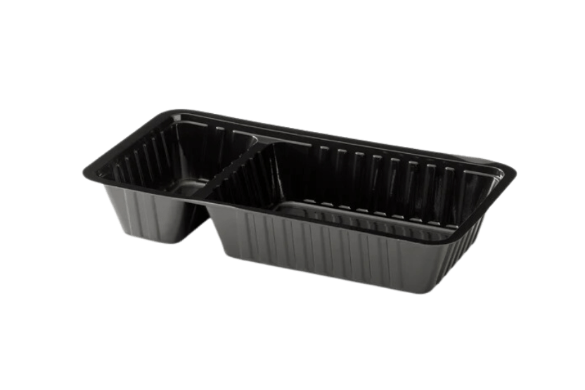 Frietbakje A12+1 sausvak zwart 750st