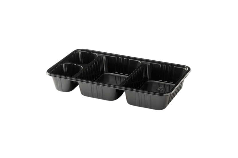 Fish & chips bakje A94 zwart 400st