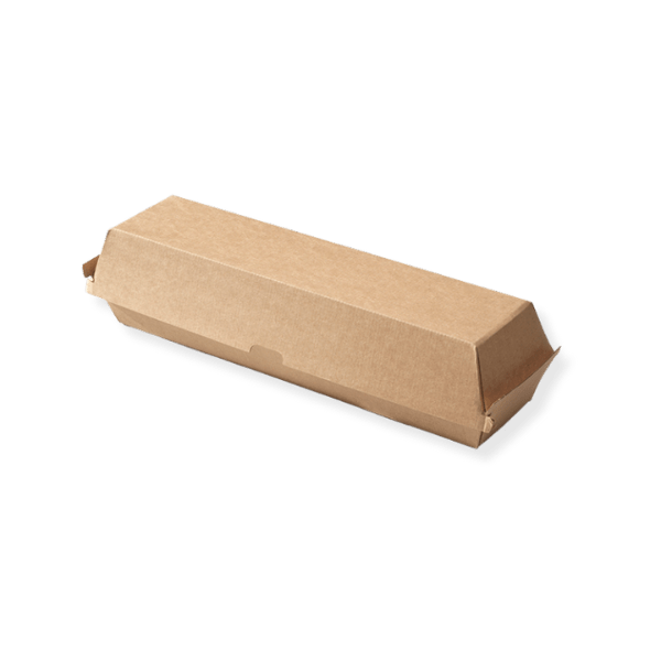 Baguette box kraft 30x6,5x8cm 200st