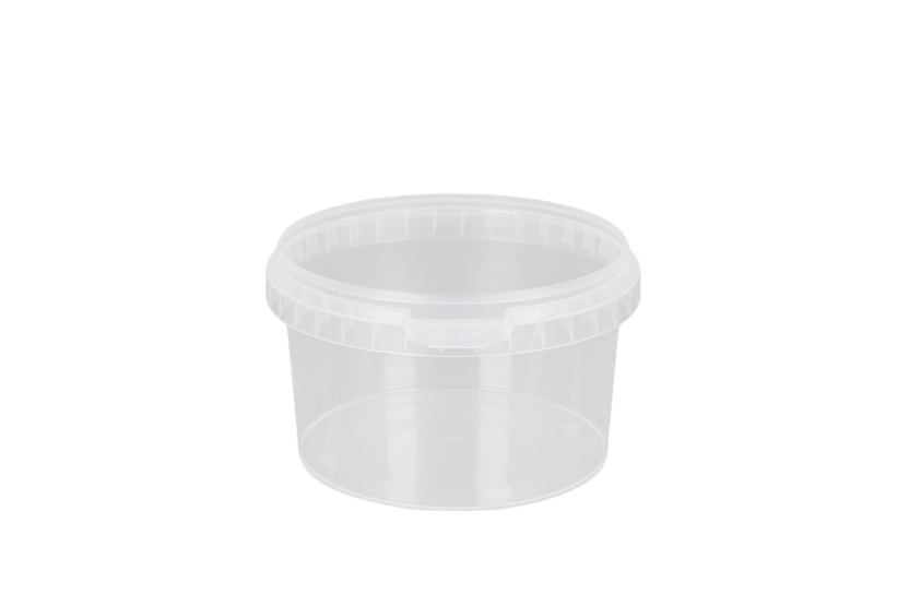 Verzegelbare verpakking rond PP 480cc + Deksel 298st