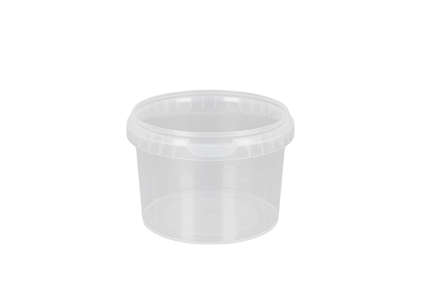 Verzegelbare verpakking rond PP 565cc + Deksel 290st