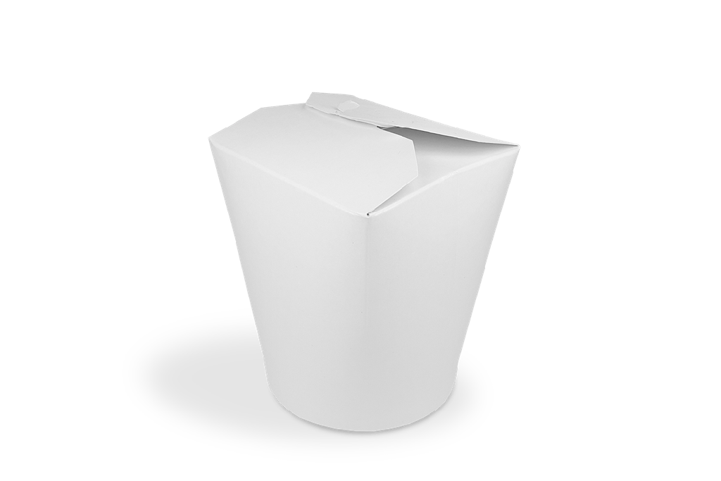 Wok to Go beker 32oz 1000ml karton wit 500st
