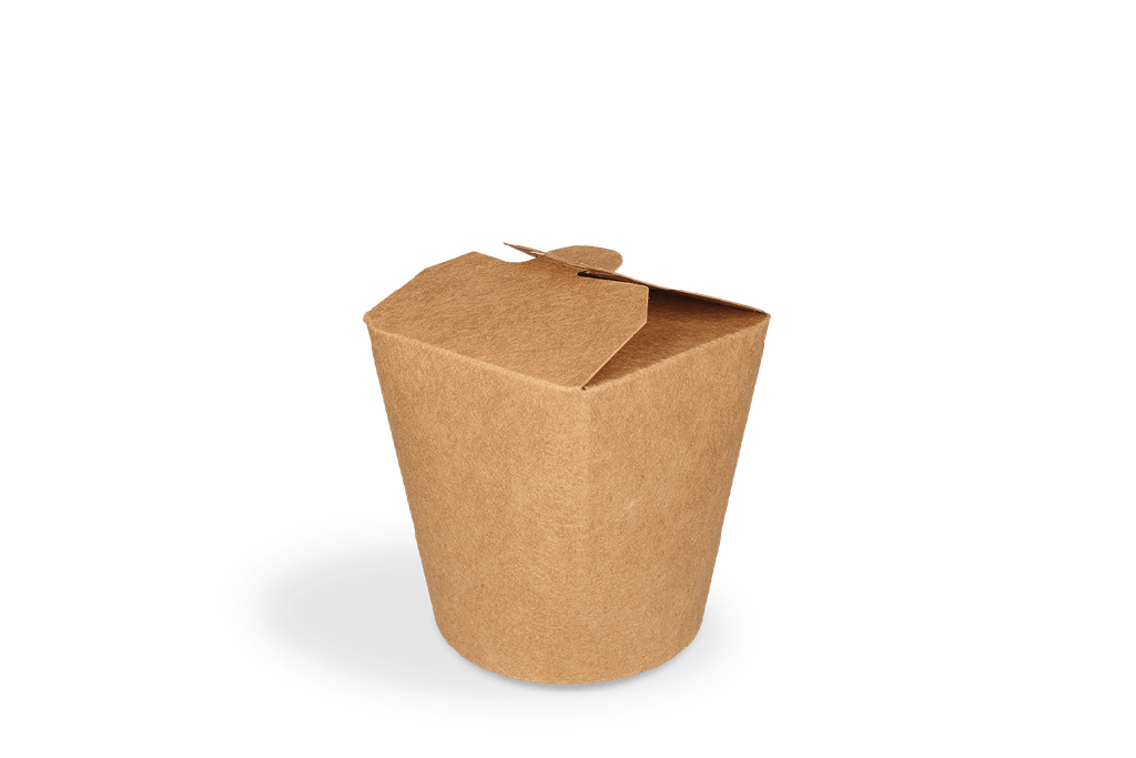 Wok to Go beker 16oz 400ml kraft 500st