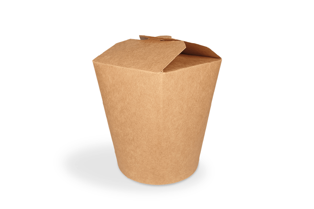 [1519987006] Wok to Go beker 32oz 1000ml kraft 500st
