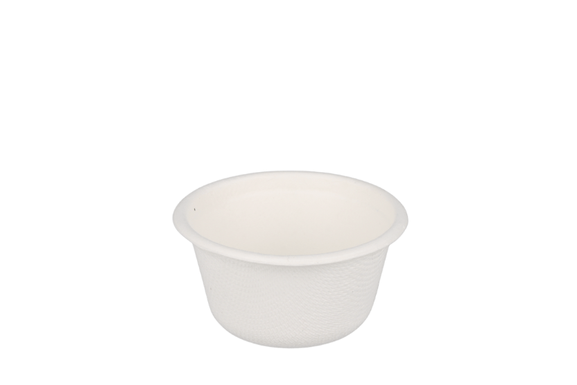 Sausbakje 60ml Ø64mm 2oz suikerriet BIO 1000st
