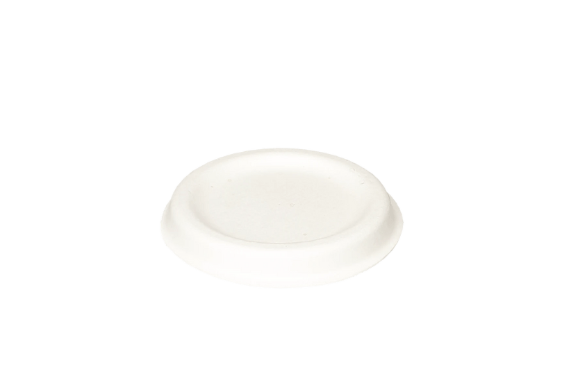 Deksel sausbakje Ø64mm suikerriet BIO 1000st