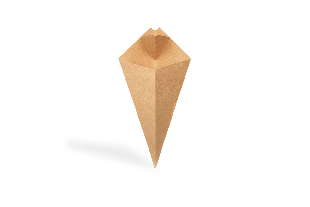 Kraft puntzak met sausvak K17 235x170x160mm 500st