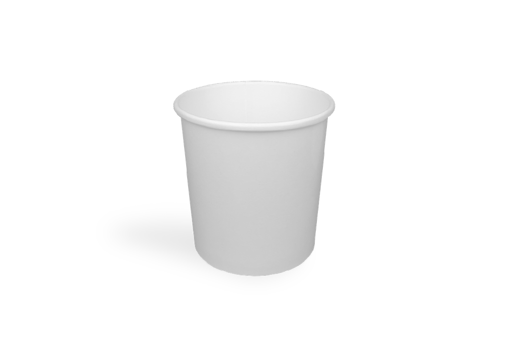Soepbeker 360ml Ø90mm 12oz karton wit 500st