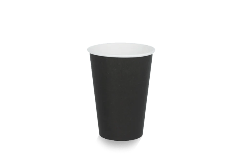 Kartonnen koffiebeker 180cc 7.5oz zwart FSC Mix Credit 2500st
