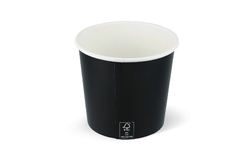 IJsbeker 360ml Ø90mm 12oz karton zwart 1000st