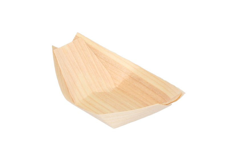 Amuse bootje hout 92x52mm FSC 100% BIO 1000st