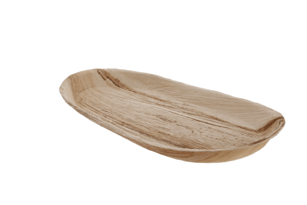 [1519987125] Palmblad cateringschaal 55x31x4cm BIO 50st