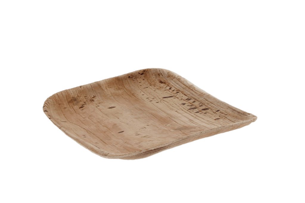 Palmblad bord 20x20cm BIO 200st