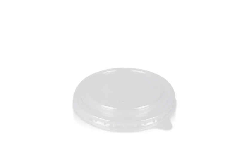 Deksel Salade cups 360ml-480ml Ø118mm transparant PET 500st
