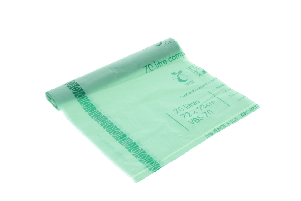 Afvalzakken 70 liter composteerbaar BIO 20st