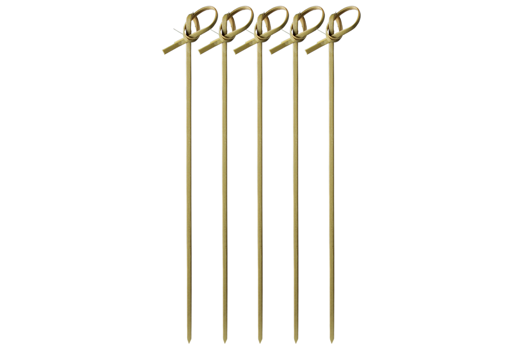 Bamboe prikker met knoop 18cm BIO 10000st