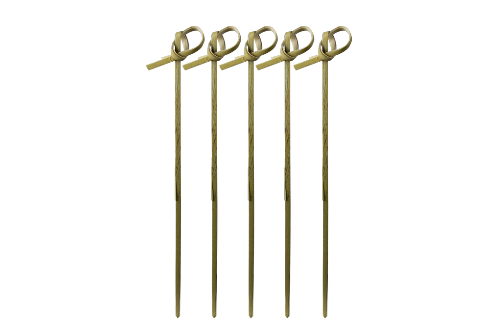 Bamboe prikker met knoop 15cm BIO 10000st