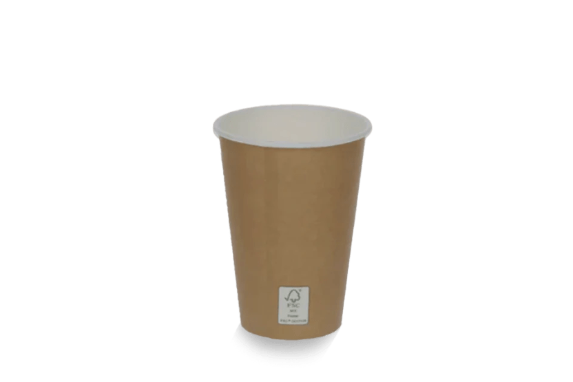 [1519987432] Kartonnen koffiebeker 180cc 7.5oz kraftlook FSC Mix Credit 2500st