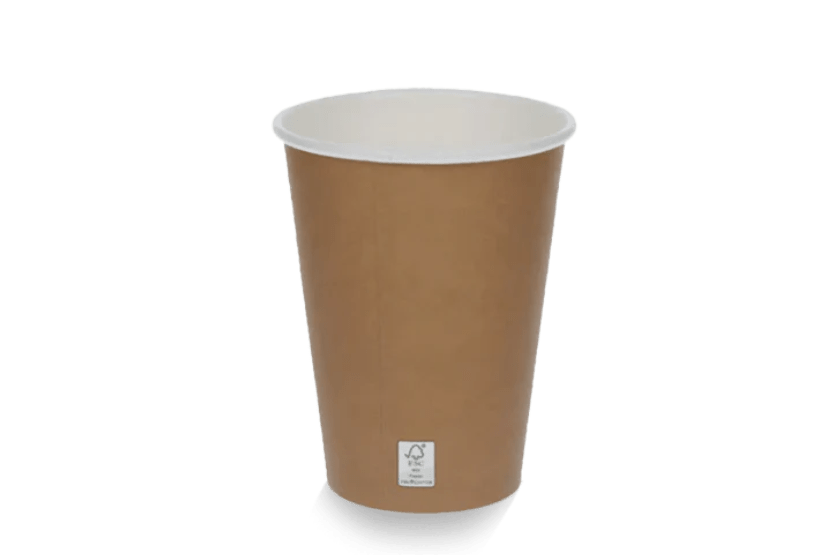 [1519987434] Kartonnen koffiebeker 360cc 12oz kraftlook FSC Mix Credit 1000st
