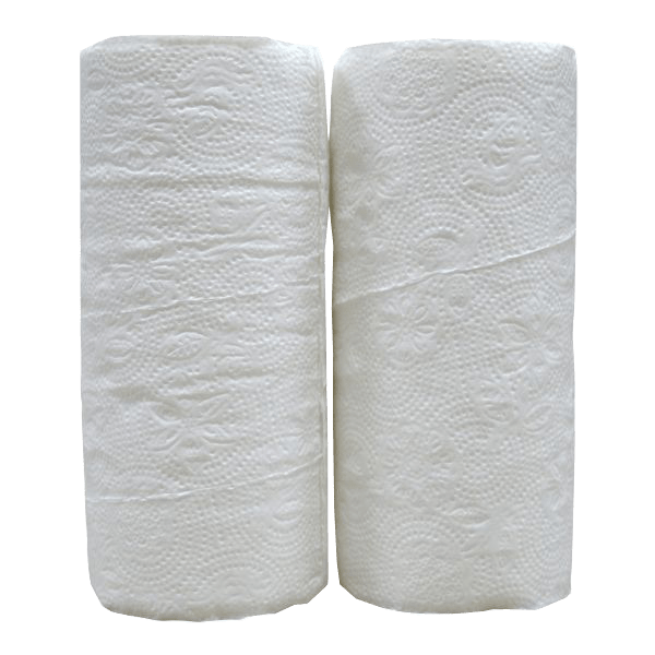 Keukenrollen wit 2 laags 45 vel 100% cellulose 32st