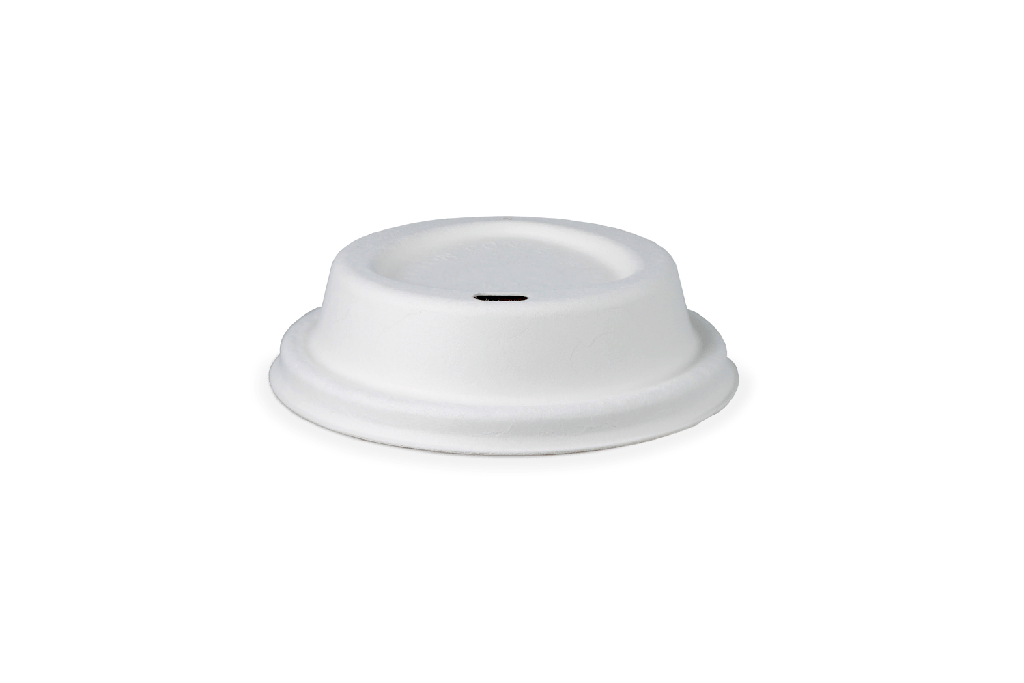 Koffiebeker deksels Ø90mm suikerriet BIO 1000st