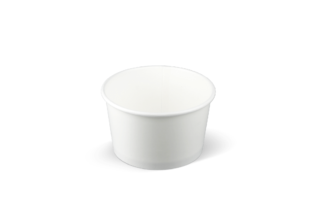 IJsbeker 240ml Ø92mm 8oz karton wit 1000st