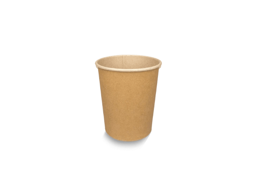 [1519987544] STOPGEZET - Kartonnen koffiebeker 120cc 4oz Kraft 1000st