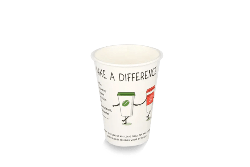 Kartonnen koffiebeker 180cc 7.5oz Recycle 2500st