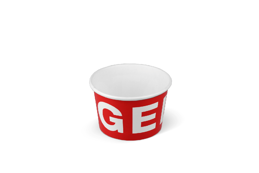 IJsbeker 120ml Ø78mm 4oz karton GELATO 1000st