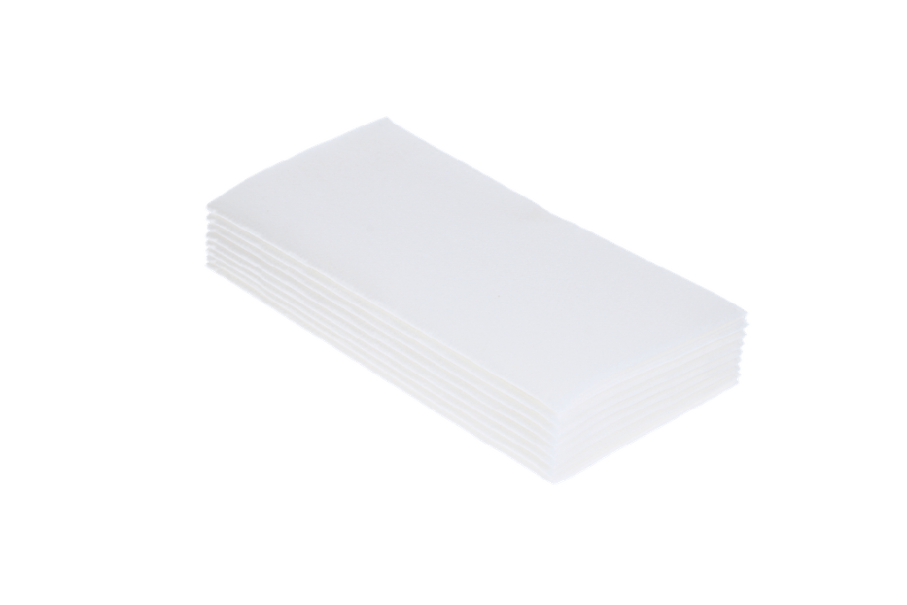 Servet Airlaid 1/8 vouw 40x40cm wit BIO 1000st