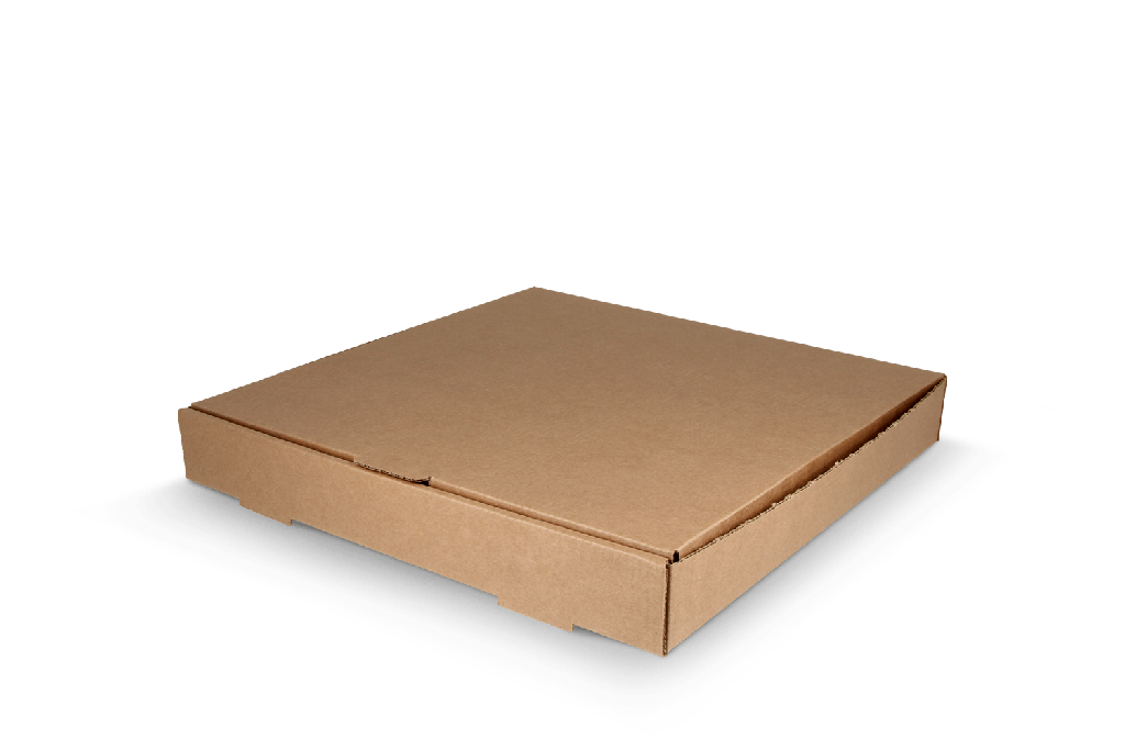[1519987694] Pizzadozen 29x29x4cm kraft bruin BIO 100st