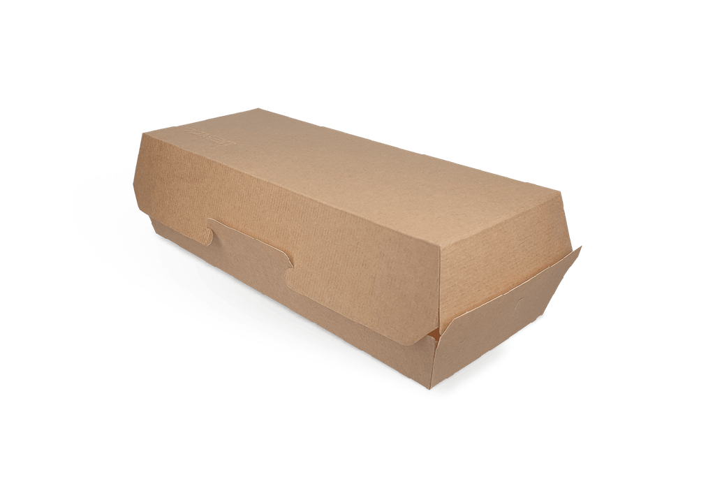 Panini/baguette box 26,5x12,2x7cm karton BIO 300st
