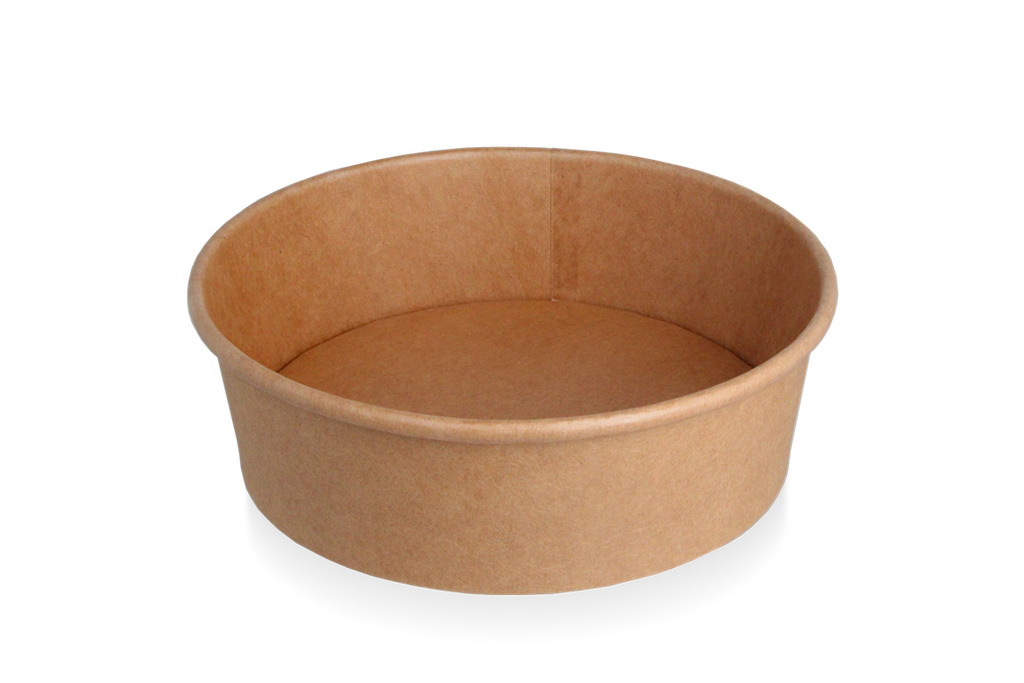 Salade Poke Bowl 1100ml 38oz Ø184mm kraft 300st