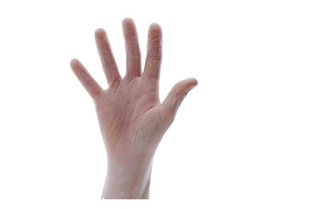 Handschoenen Vinyl Transparant Maat M 100st