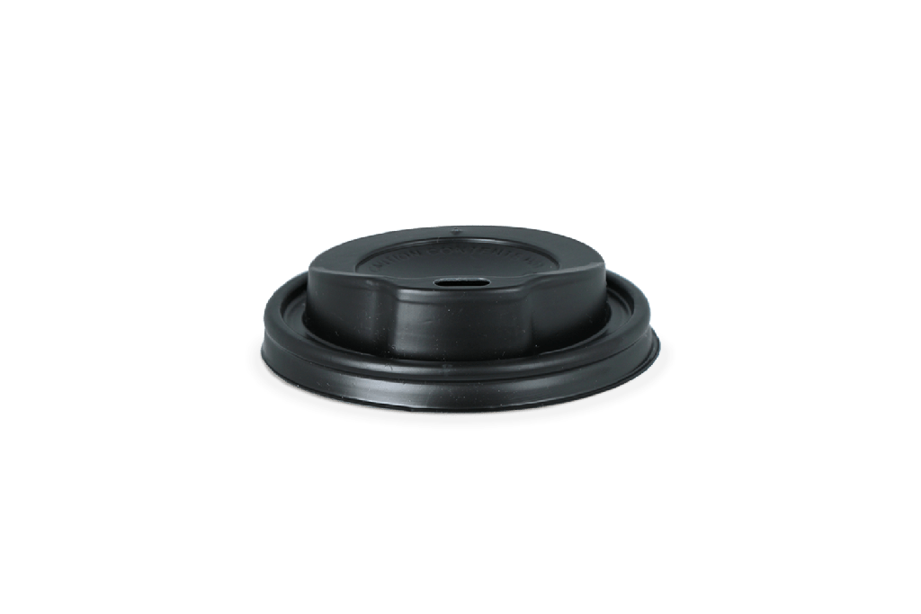 Koffiebeker deksels zwart Ø80mm 1000st