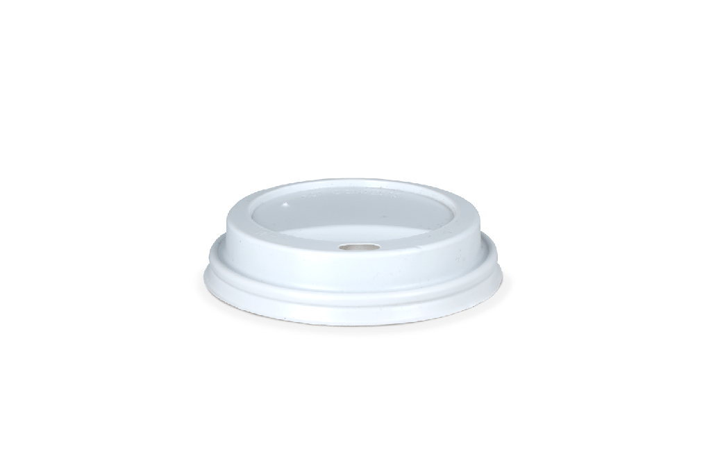 [1519987941] Koffiebeker deksels wit Ø80mm 1000st