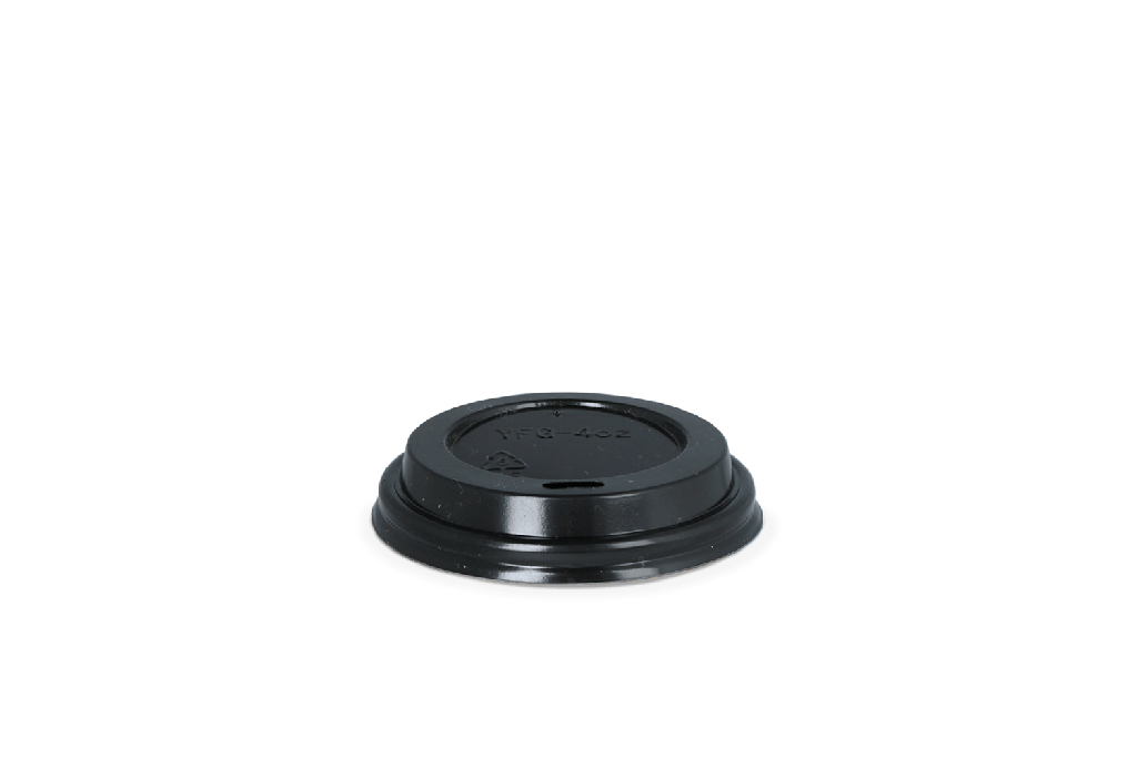 Koffiebeker deksels zwart Ø63mm 1000st