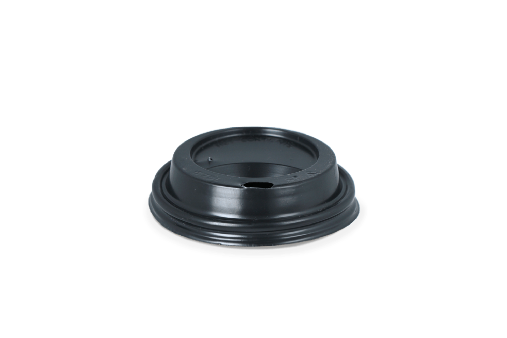 Koffiebeker deksels zwart Ø73mm 1000st