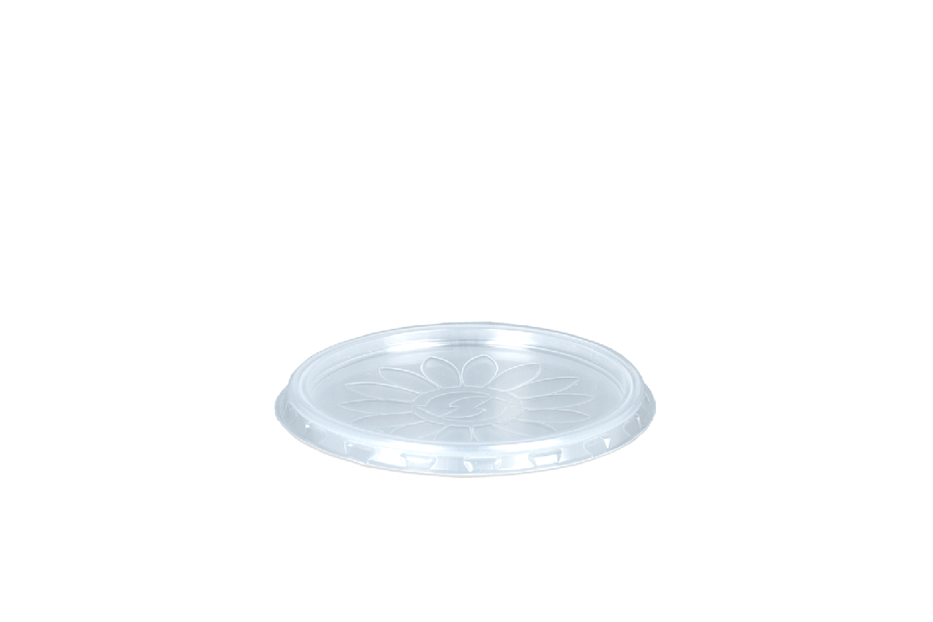 Deksel rond bakje Ø70mm Transparant 1000st