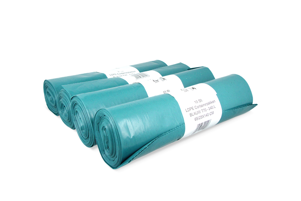 Vuilniszakken 240 liter 65/25x140cm 100st