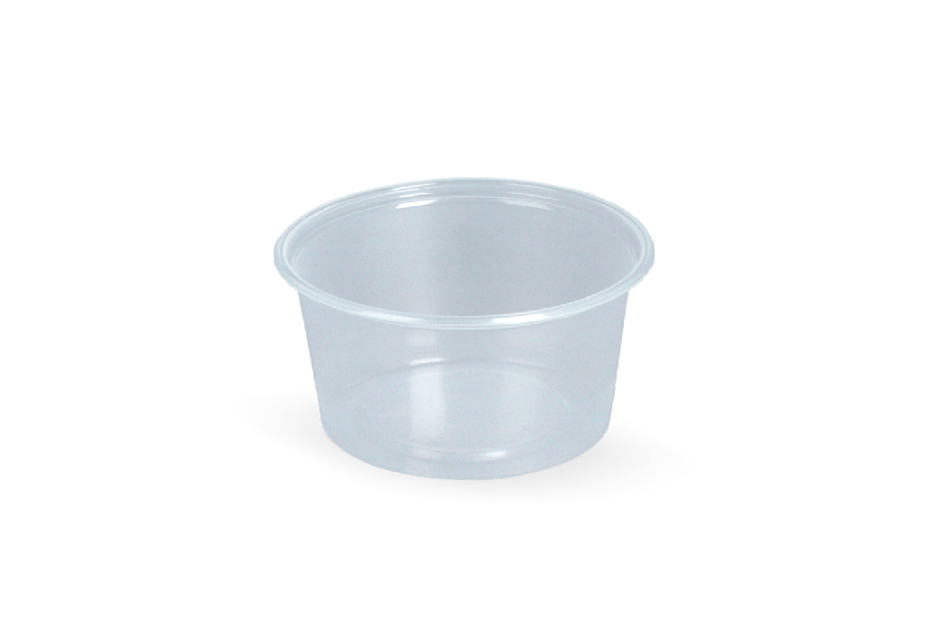 Rond bakje 80cc Ø70mm Transparant 1000st